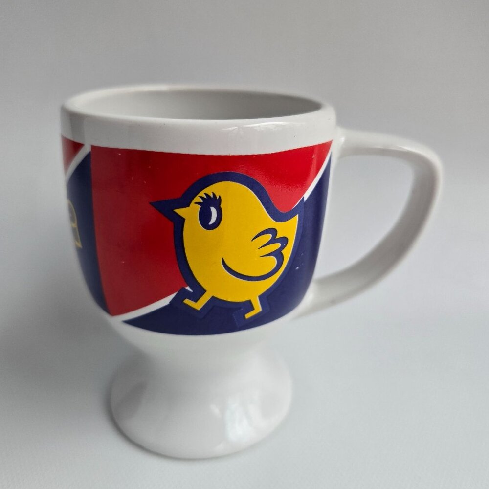 Cadbury's Creme Egg Cup Coffee Mug With Yellow Chickadee Design 8 oz.